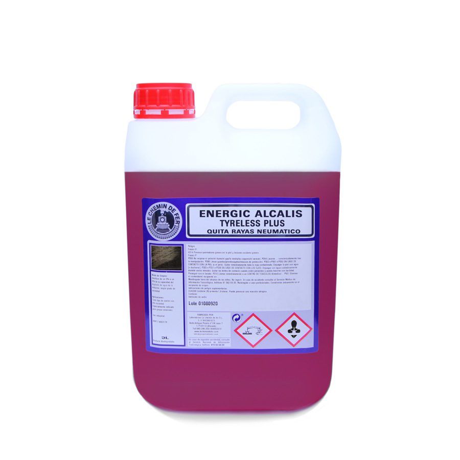 energic alcalis tyreless plus quita rayas neumatico fregadoras